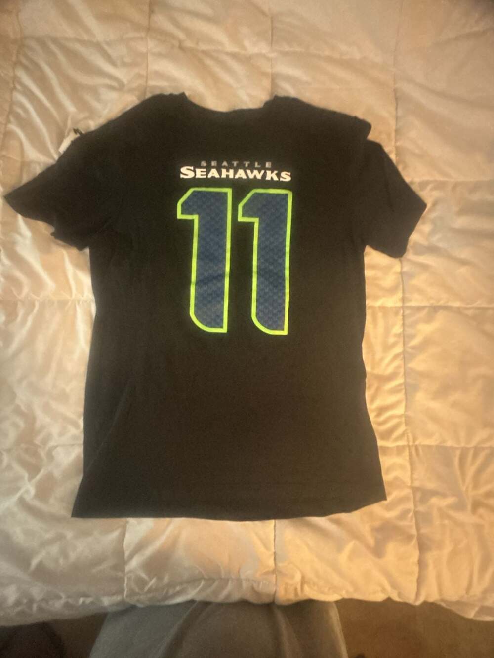 Seattle Seahawks #11 Player Name & Number Graphic T-Shirt